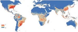 Distribution of  Aedes albopictus  mosquito
