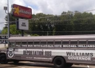 DEportation Bus Hiawassee