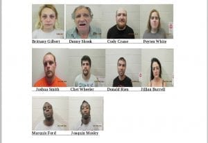 towns county, arrests, drug, charges, sheriff